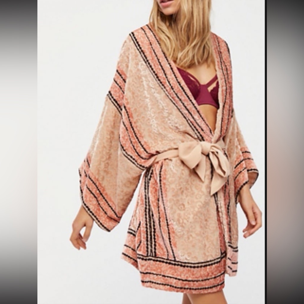Free People Natalie Burnout Robe